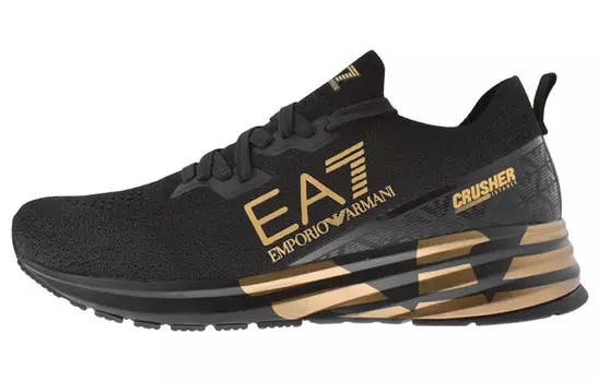EMPORIO ARMANI EA7 Lifestyle Shoes Unisex Low-top Black
