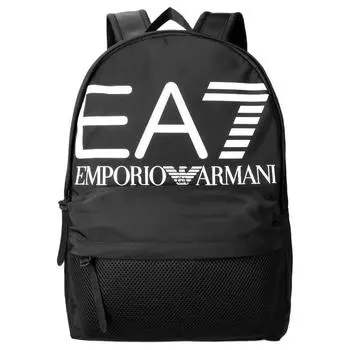 EMPORIO ARMANI EA7 Полиэстеровый рюкзак-туба унисекс, черный