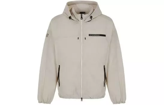EMPORIO ARMANI EA7 SS24 Куртка унисекс серо-бежевая