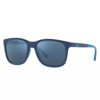 Emporio Armani EK 4184 508855 49 мм детские солнцезащитные очки-подушки, цвет matte blue