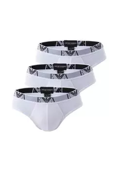 EMPORIO ARMANI EMPORIO ARMANI мужские трусы, набор из 3 шт. - трусы, нижнее белье, хлопок стрейч EMPORIO ARMANI