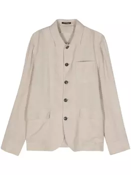 Emporio Armani фактурная куртка, нейтральный цвет
