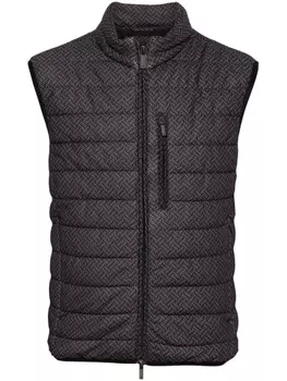 Emporio Armani фактурный жилет, черный