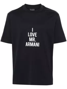 Emporio Armani футболка I love Mr Armani, синий
