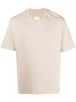 Emporio Armani футболка из органического хлопка, нейтральный цвет