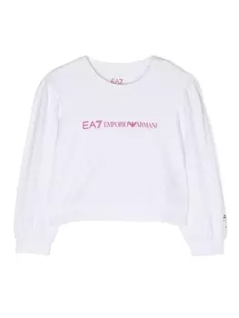 Emporio Armani футболка с логотипом, белый