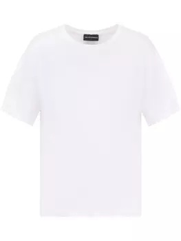 Emporio Armani футболка с логотипом, белый