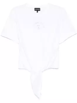 Emporio Armani футболка с логотипом, белый