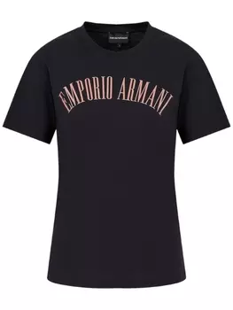 Emporio Armani футболка с логотипом, черный