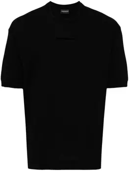 Emporio Armani футболка с логотипом, черный