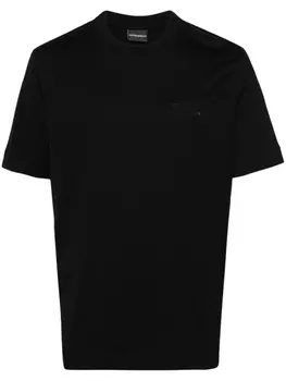 Emporio Armani футболка с логотипом, черный