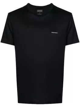 Emporio Armani футболка с логотипом, черный