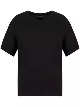 Emporio Armani футболка с логотипом, черный