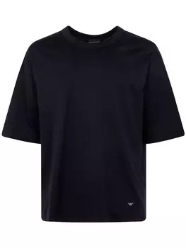 Emporio Armani футболка с логотипом, черный