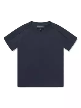 Emporio Armani футболка с логотипом, синий