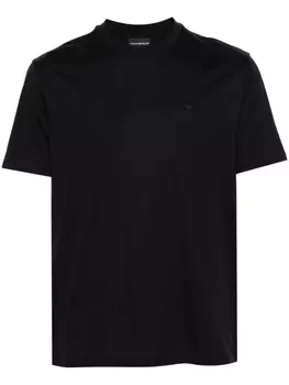 Emporio Armani футболка с логотипом, синий