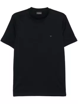 Emporio Armani футболка с логотипом, синий