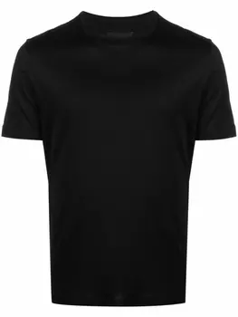 Emporio Armani футболка с нашивкой-логотипом, черный