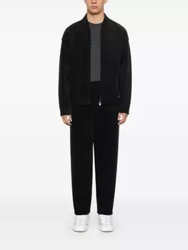 Emporio Armani футболка с нашивкой-логотипом, серый
