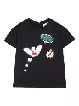 Emporio Armani футболка с принтом, черный