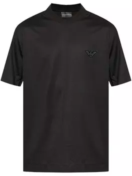 Emporio Armani футболка с вышитым логотипом
