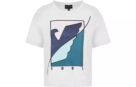 EMPORIO ARMANI Футболка женская белые