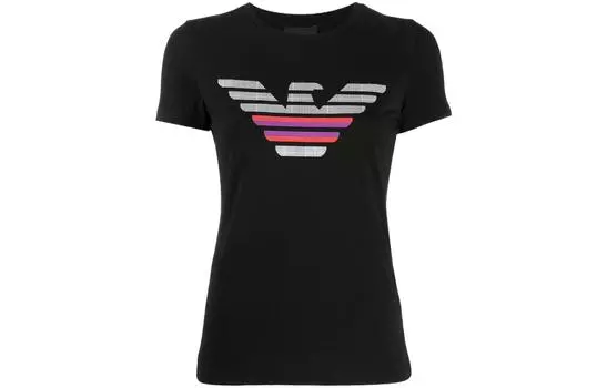 EMPORIO ARMANI Футболка женская черная