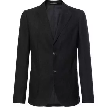 EMPORIO ARMANI FW23 Деловые костюмы, пальто, мужское, черные