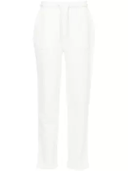 Emporio Armani хлопковые спортивные штаны, белый