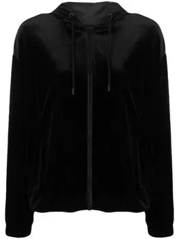 Emporio Armani худи на молнии, черный