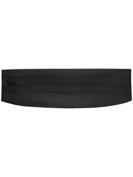 Emporio Armani камербанд со складками, черный