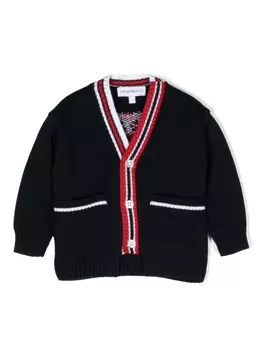 Emporio Armani кардиган с логотипом, синий