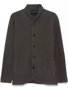 Emporio Armani кардиган с V-образным вырезом, серый
