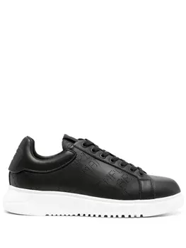 Emporio Armani кеды Icon с логотипом, черный