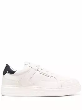 Emporio Armani кеды на шнуровке, белый
