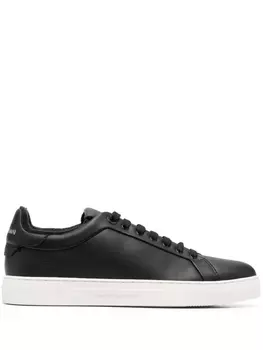 Emporio Armani кеды с логотипом, черный