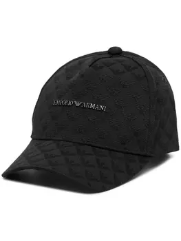 Emporio Armani кепка с логотипом, черный