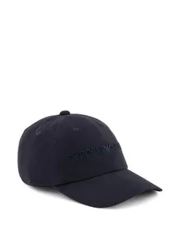 Emporio Armani кепка с вышитым логотипом, синий