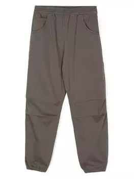 Emporio Armani Kids брюки с логотипом, зеленый