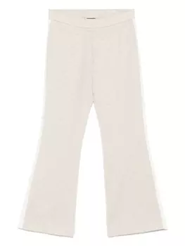 Emporio Armani Kids брюки широкого кроя, нейтральный