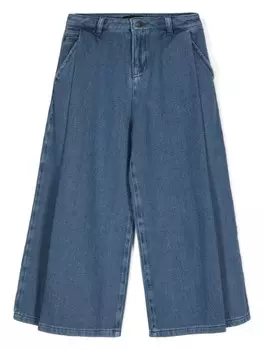 Emporio Armani Kids джинсы с пятью карманами, синий
