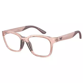 Emporio Armani KIDS EK 3003 5544 47 мм Детские очки-подушки 47 мм, цвет shiny transparent pink