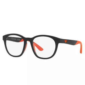 Emporio Armani KIDS EK 4001 50011W 47 мм детские солнцезащитные очки Phantos, цвет matte black/orange