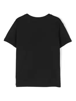 Emporio Armani Kids футболка с логотипом, черный