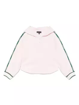 Emporio Armani Kids худи на молнии, розовый