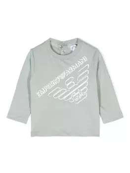 Emporio Armani Kids комплект из трех футболок с логотипом, черный
