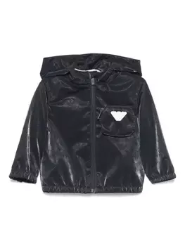 Emporio Armani Kids куртка с логотипом, синий