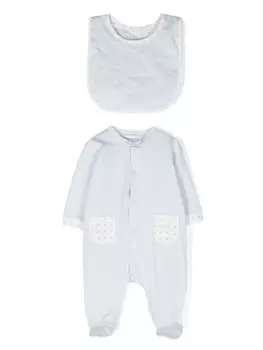 Emporio Armani Kids пижама с принтом, синий