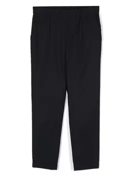 Emporio Armani Kids прямые брюки с эластичным поясом, синий