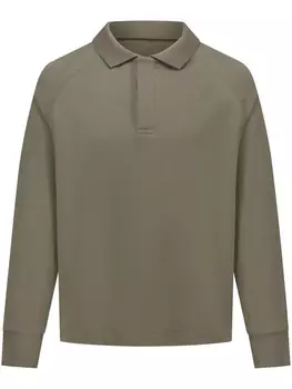Emporio Armani Kids рубашка поло с тисненым логотипом, зеленый